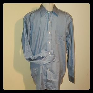 Ralph Lauren blue striped dress shirt